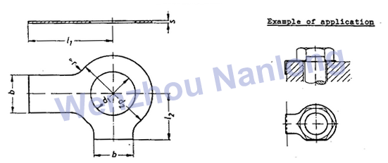 DIN 463 - Tab Washers With Long And Short Tab